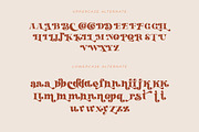 Letter Magic - Retro Serif Font, a Serif Font by HansCo Studio (Thumbnail 9 of 11)