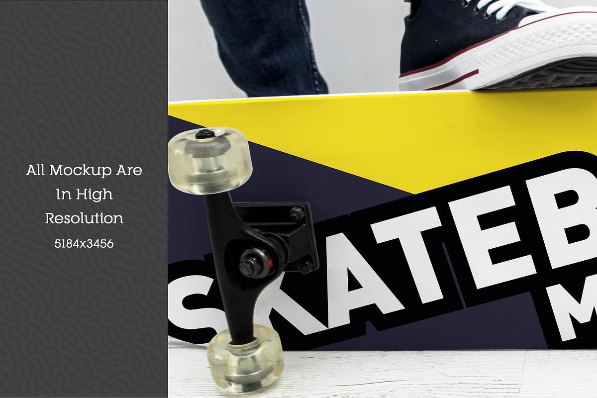 Skateboard Mockup #39, a Shirt Mockup by alexandeerco (Photo 3 of 5)