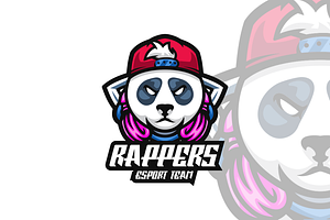 Rappers Mascot Esport Logo Design., a Branding & Logo Template by VectorCraft