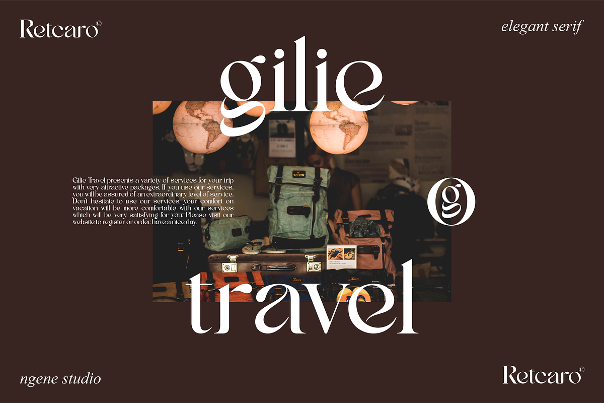 Retcaro Serif, a Serif Font by ngene (Photo 2 of 8)