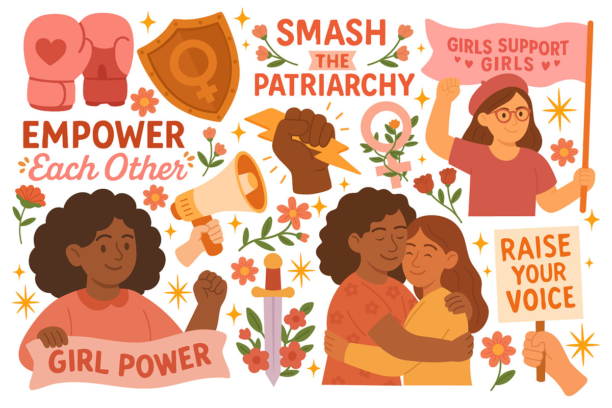 Girl Power, a Person Illustration by ananastya (Photo 2 of 7)
