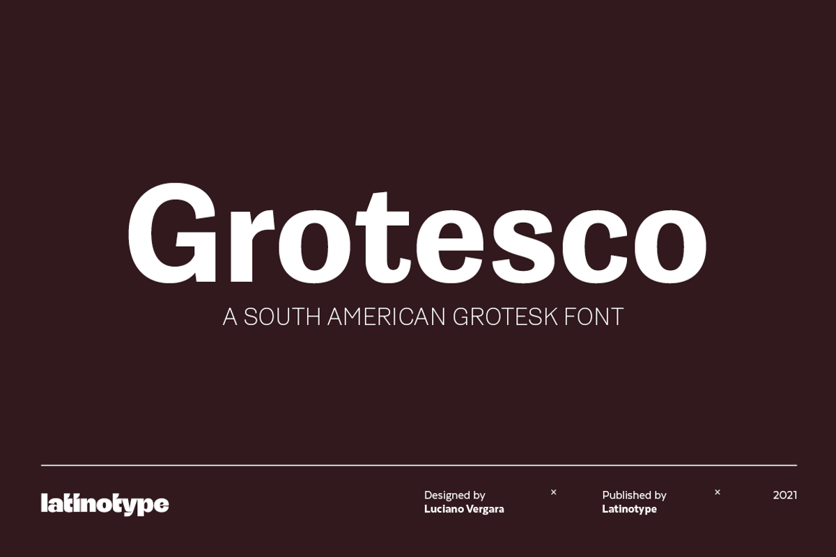 Grotesco, a Sans Serif Font by Latinotype (Photo 1 of 15)