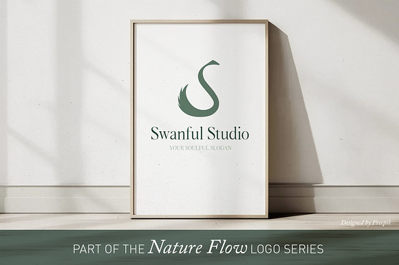 Swan Logo Template | Canva & AI preview 7