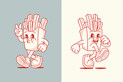 French Fries Cartoon Character, a Food Illustration by ™Creasi (Thumbnail 2 of 6)