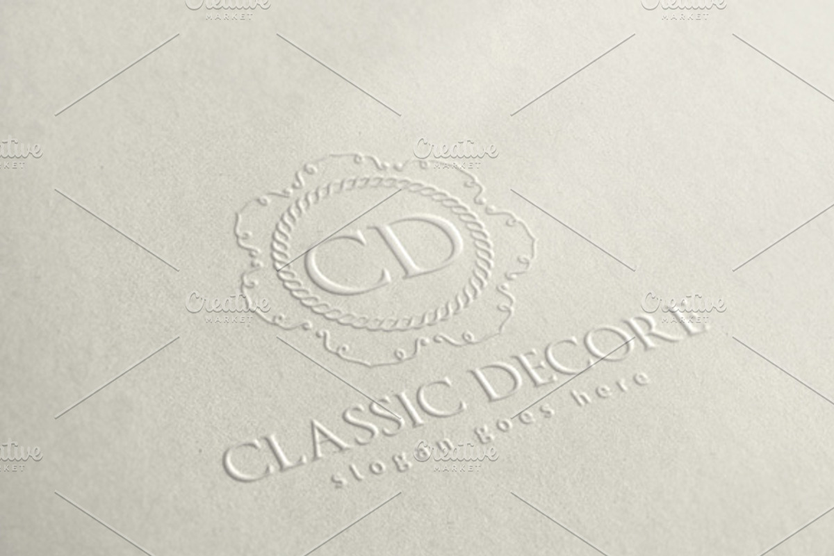 Classic Logos (2 in 1), a Branding & Logo Template by felicidads (Photo 4 of 4)