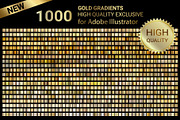 1000 Gold Gradients for Illustrator, a Gradient Add-On by Juksy (Thumbnail 1 of 2)