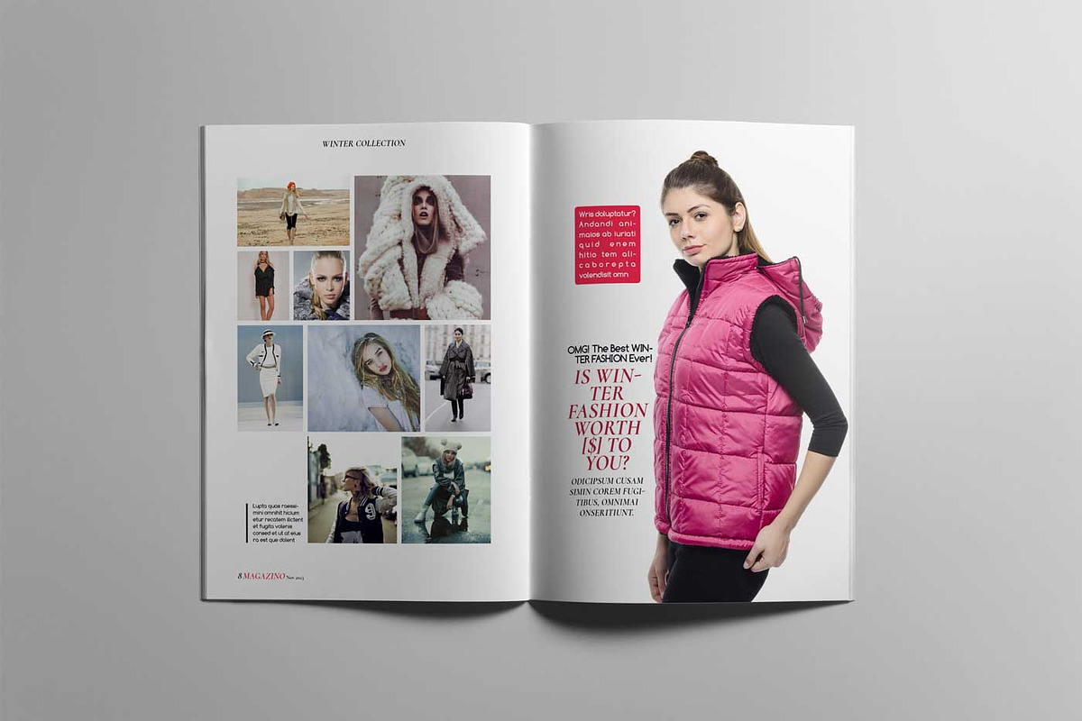 The Best Magazine Layout Design, a Magazine Template by Swayang (Photo 4 of 21)