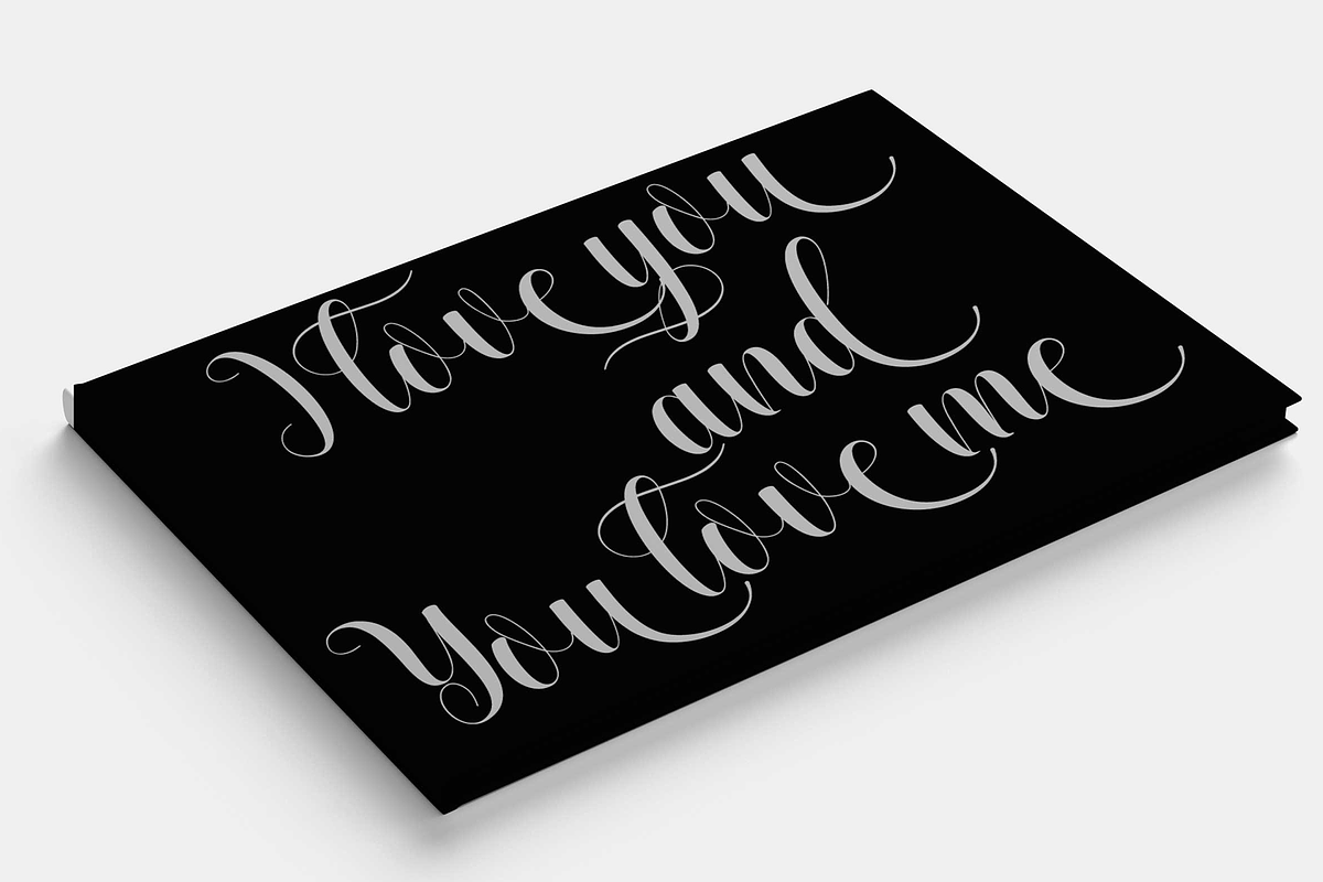 Beautiful Calligraphy, a Script Font by Deniz86 (Photo 6 of 6)