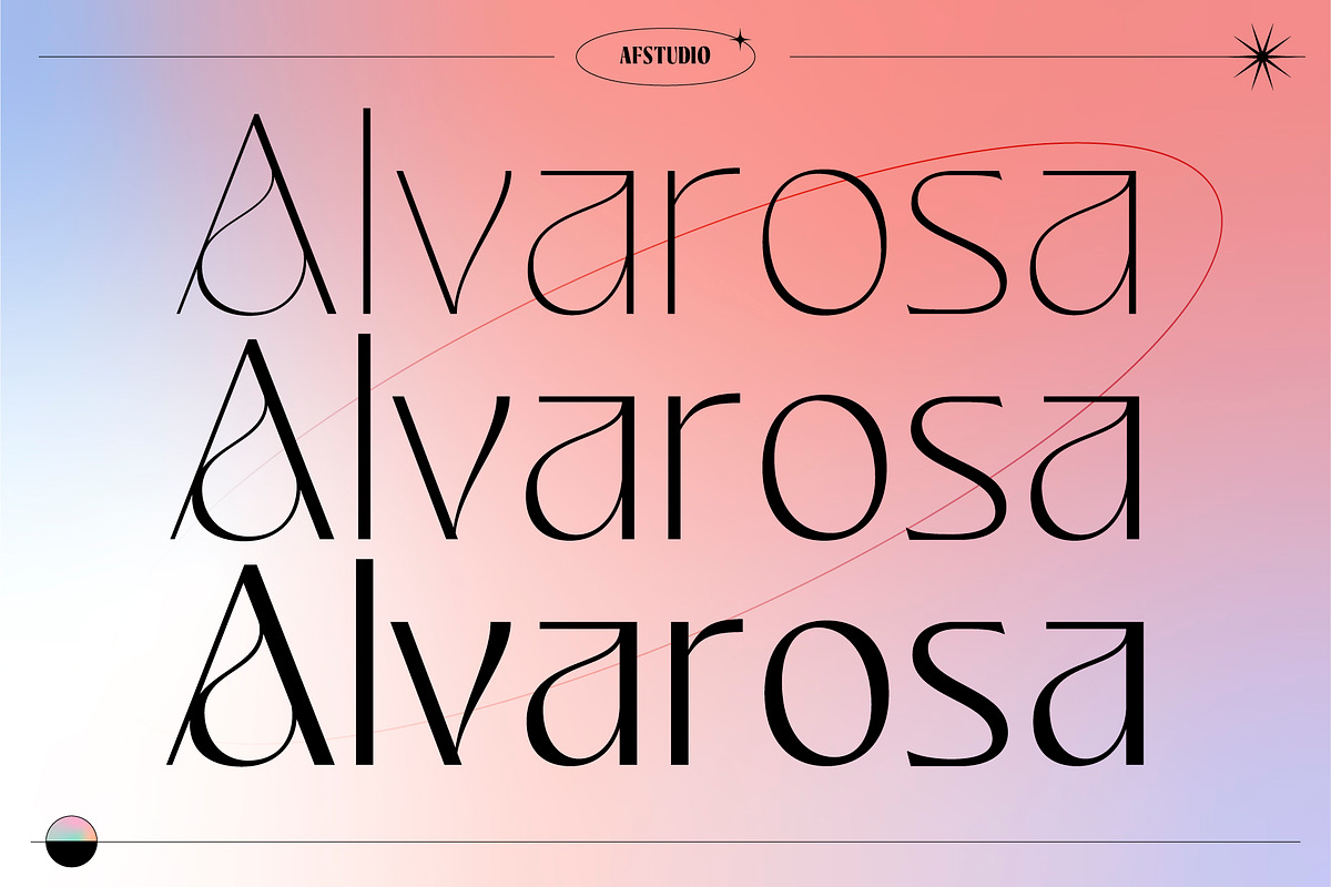 Alvarosa, a Sans Serif Font by Adam Fathony (Photo 1 of 17)