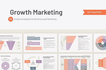 Growth Marketing & Hacking PPT, a Presentation Template by HiSlide.io