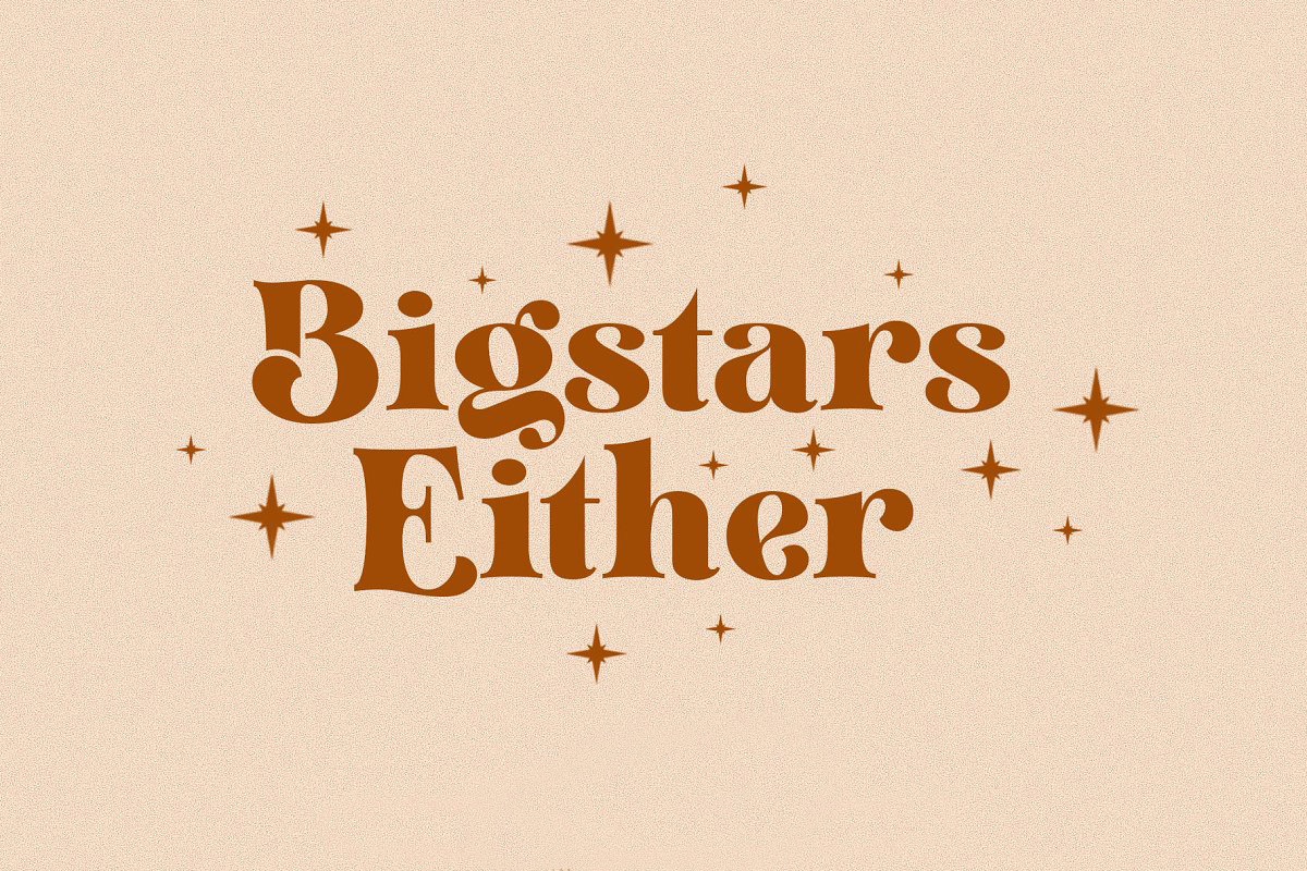 Bigstars Either, a Serif Font by INKSUN™ (Photo 6 of 6)