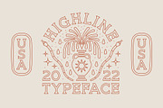 HIGHLINE Font | Vintage Font, a Serif Font by NienowBrand (Thumbnail 3 of 10)