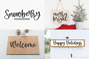 Christmas Font Bundle 10 Fonts