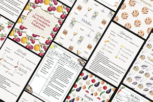 Cook Book Canva Template