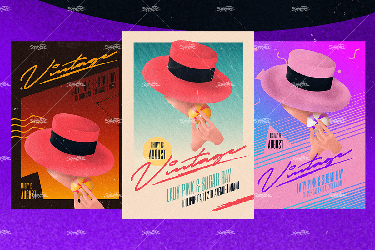 Illustration with flyer templates, a Flyer Template by Sonnyfive (Photo 1 of 8)