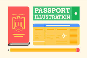 Passport Illustration Pack