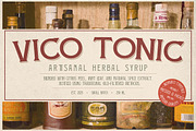 Monvico - Label Display Font, a Serif Font by Letterhend Studio (Thumbnail 4 of 10)