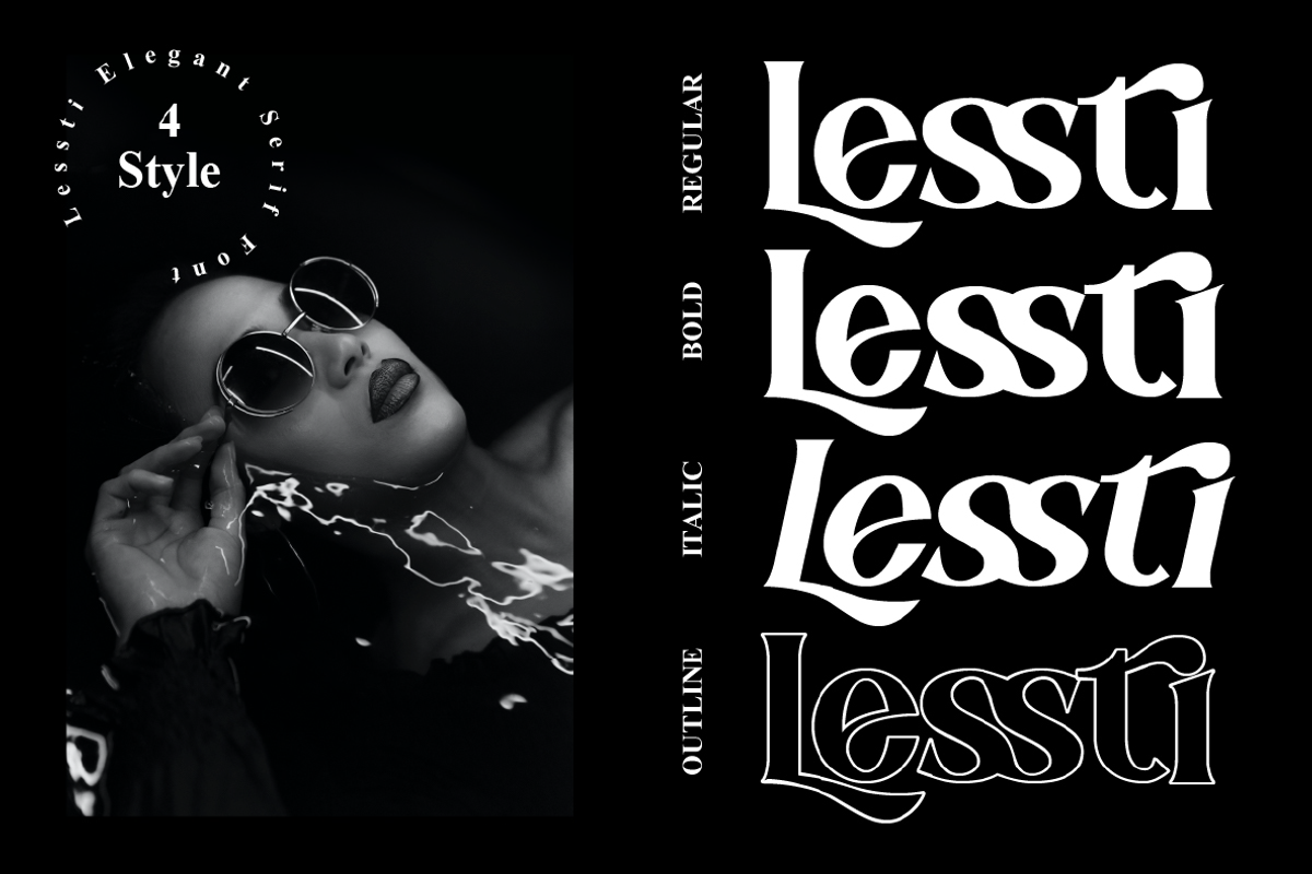 Lessti Elegant Beauty Serif Font, a Sans Serif Font by Ronny Studio (Photo 8 of 14)