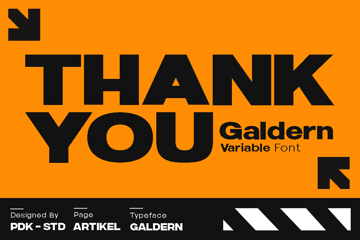 Galdern - Geometric Modern Font, a Sans Serif Font by Pandeka Studio (Photo 12 of 12)