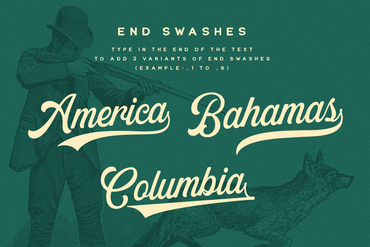 The Kogles Script Typeface preview 4