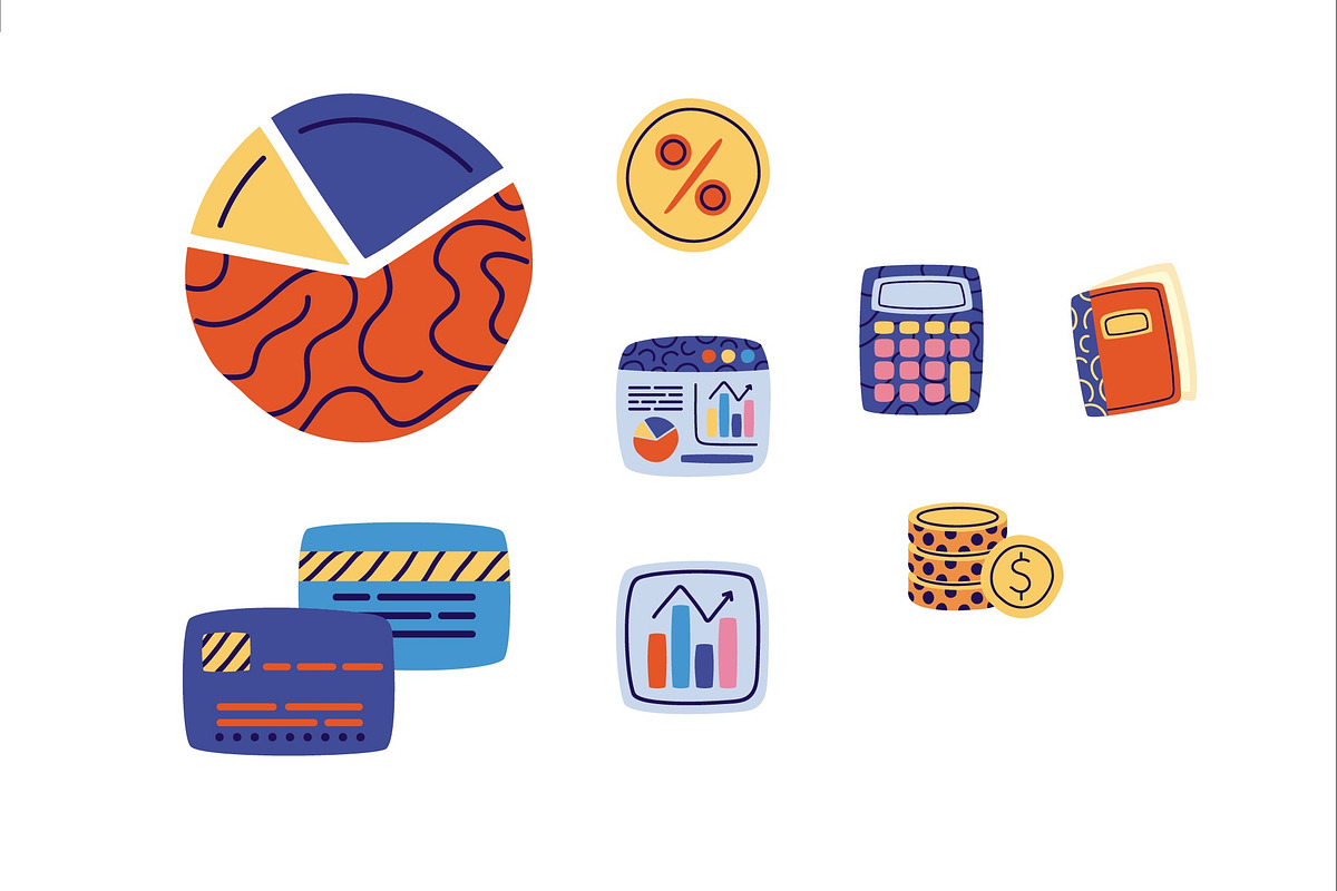 Accounting and Auditing Set, a Finance Illustration by studiogstock (Photo 2 of 3)
