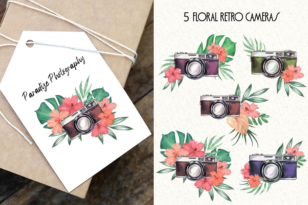 Tropical Summer Retro Roadtrip, a Seasonal Illustration by Catch the Dream Art (Photo 7 of 10)