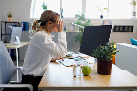 Adult business woman working, a Person Photo by borodai94