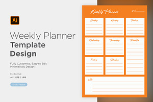 Weekly Planner Sheet Design-50