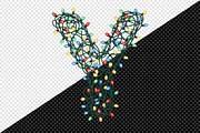 Christmas Lights Alphabet Clipart, an Illustration by Creative Art (Thumbnail 6 of 10)