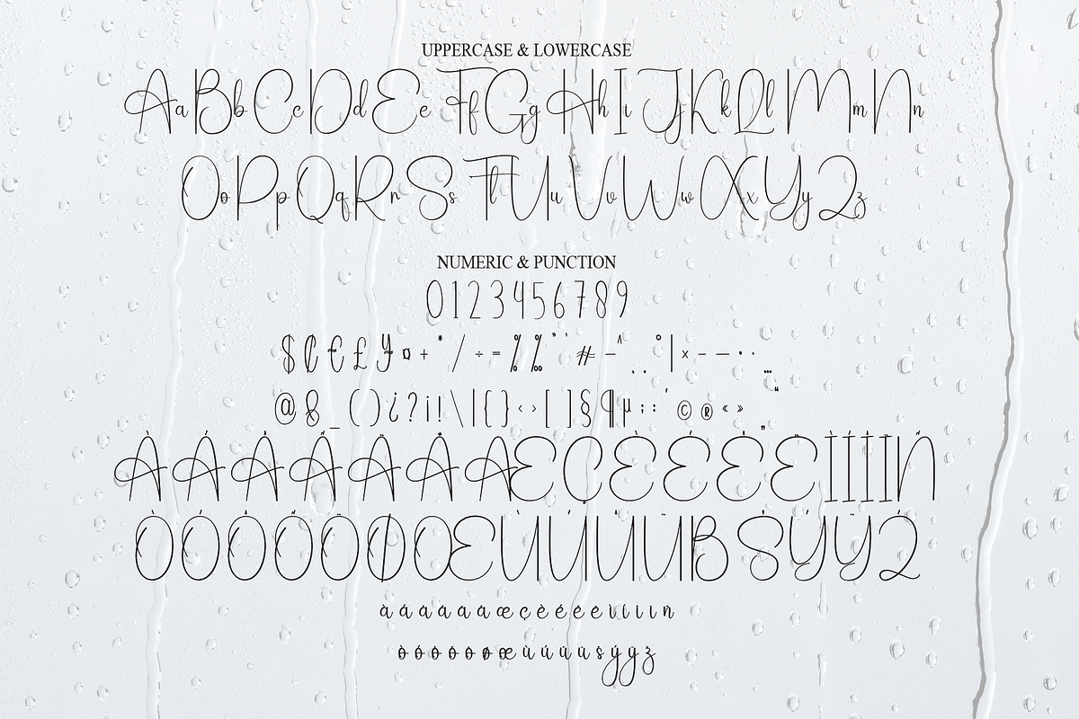 Rainday | Script Font, a Handwritten Font by Scratchones (Photo 7 of 9)