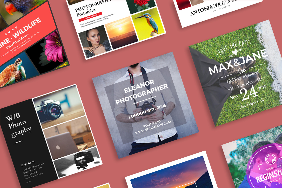 Photography Social Media Pack, a Social Media Template by Studio Siv (Photo 4 of 6)