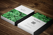 Nature Inspired Business Card, a Business Card Template by Awns Creators (Thumbnail 1 of 4)