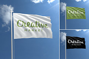 3D Flag Mock-Ups, a Product Mockup by simuradi (Thumbnail 2 of 5)