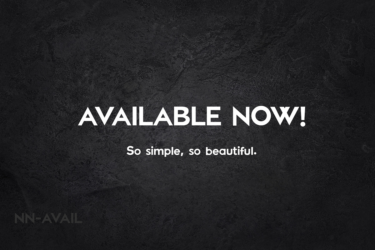 NN-AVAIL Bold font, a Sans Serif Font by Nick Novell (Photo 1 of 3)