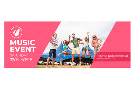 Music Event Animated Facebook Cover, a Templates & Theme by Nisha Droch