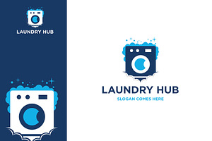 Laundry and Cleaning Services Logo