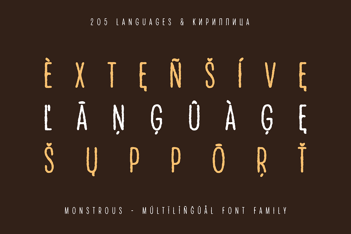 Monstrous Handwritten Typeface, a Handwritten Font by alpercakici (Photo 4 of 16)