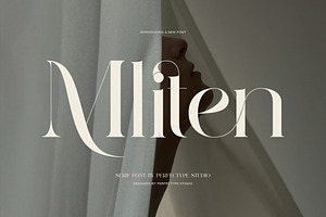 Milten Elegant Serif Font