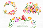 Springtime. Watercolor collection, an Illustration by OctopusArtis (Thumbnail 4 of 8)