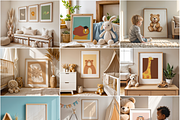 30 Nursery Frame Mockup Bundle PSD, a Mockup by MockupShopi (Thumbnail 7 of 8)
