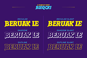 Bleqcki - Serif Display Font, a Serif Font by twinstd (Thumbnail 4 of 9)