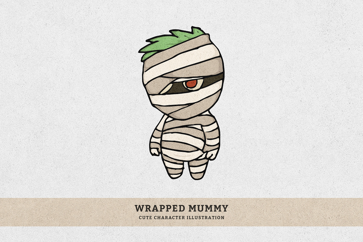 Cute Spooky Character Collection, an Illustration by MEANDSTUDIO (Photo 6 of 11)