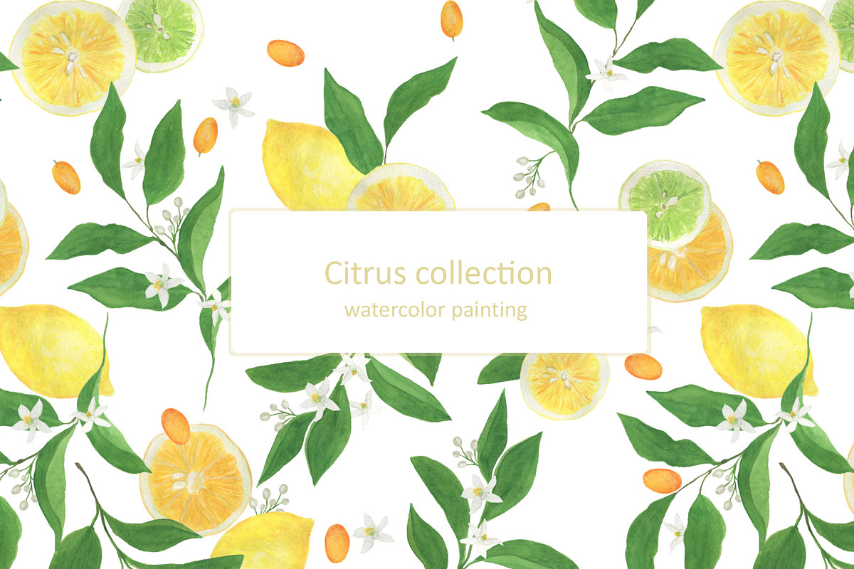 Citrus collection, a Pattern Graphic by ramika (Photo 1 of 9)
