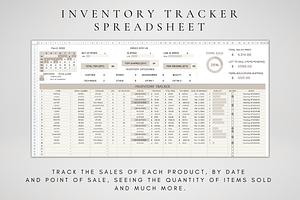 Digital Inventory Tracker Template