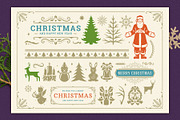 Christmas Retro Design Bundle, a Poster Template by Vasya Kobelev (Thumbnail 10 of 11)