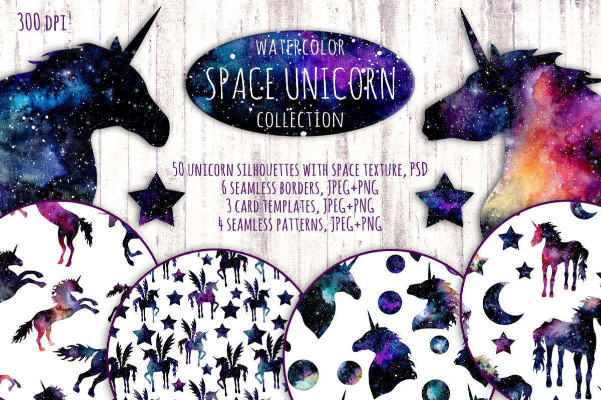 Space Unicorn, an Object Graphic by Salted Galaxy (Photo 1 of 5)