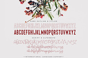 Floral Thunder Font Duo, a Script Font by Flycatcher Design (Thumbnail 4 of 7)