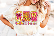 Softball Bow Png, Game Day Softball, an Illustration by CreationArt (Thumbnail 6 of 9)