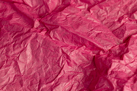 beautiful crumpled pink wrapping paper, a Photo by MyPhotos