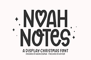 Noah Notes - Christmas Font, a Handwritten Font by Keithzo (Thumbnail 1 of 6)